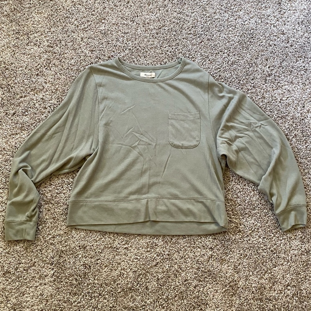 Madewell Cropped Long Sleeve Tee